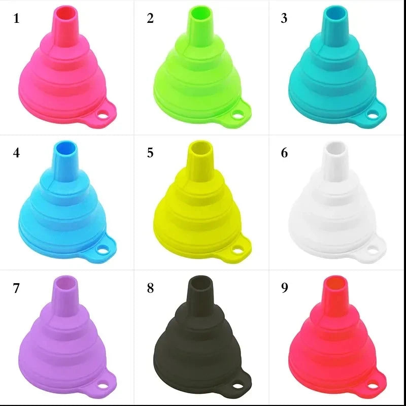 Silicone Folding Funnel – Collapsible Portable Kitchen Tool