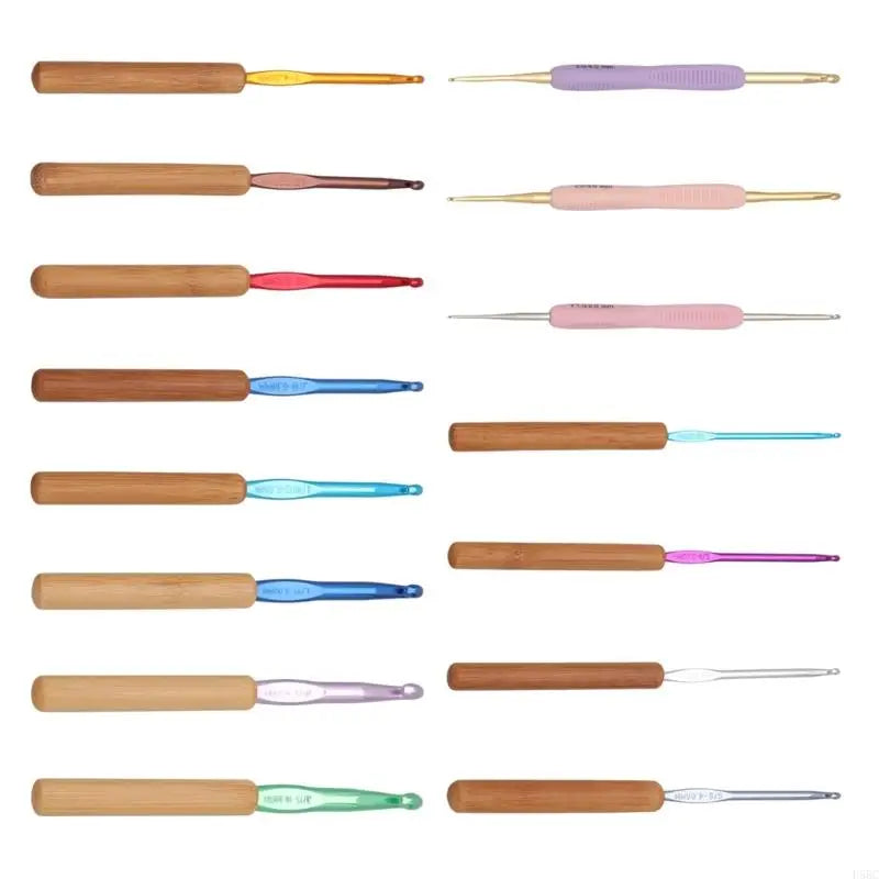 Double Head Knitting Needle Single Crochet Hook Ergonomical Crocheting