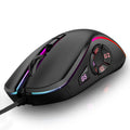 Wired Gaming Mouse DPI 800-12800 RGB Backlit 10 Programmable Buttons 14 Lighting Effects 6 Adjustable for PC Computer Zpaxo Default Title
