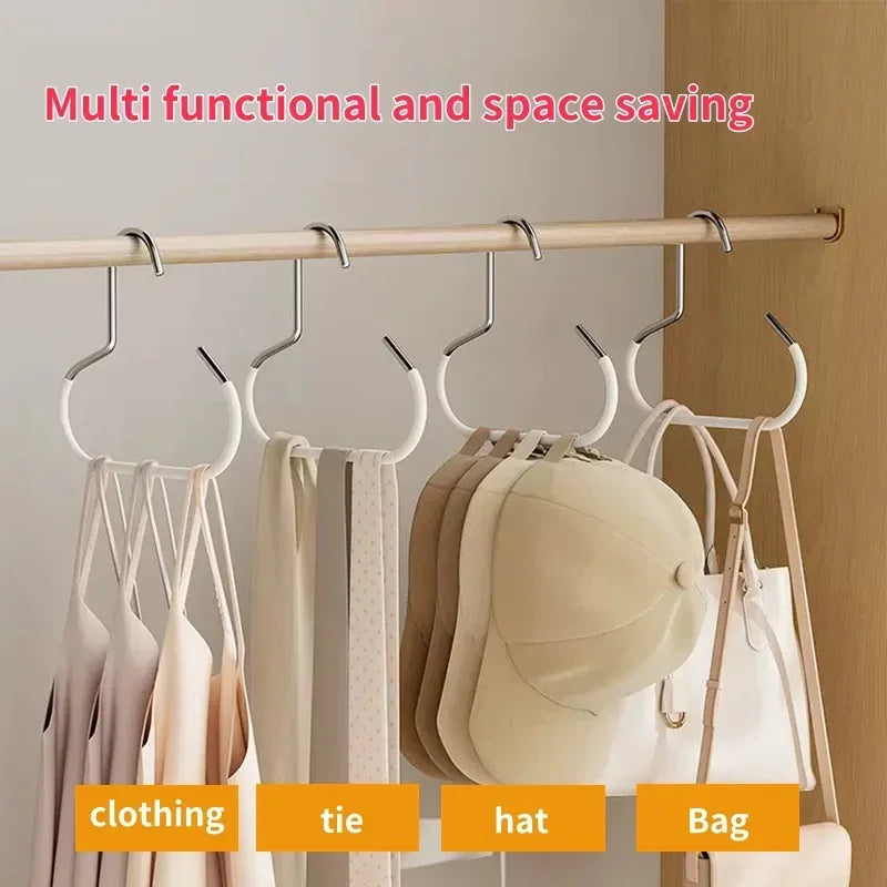 Circle Ring Hat Hanger 8 Hats Display Rack Baseball Cap Organizer Scarf Towel Tie Storage Holder for Closet Bedroom Saving Space Zpaxo