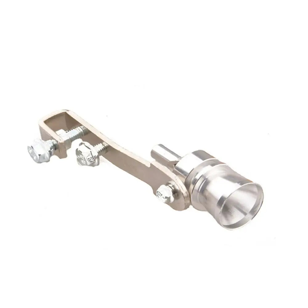 Auto Replacement Parts Car Blow Off Turbo Whistle Sound Muffler Valve Zpaxo silver-S Header