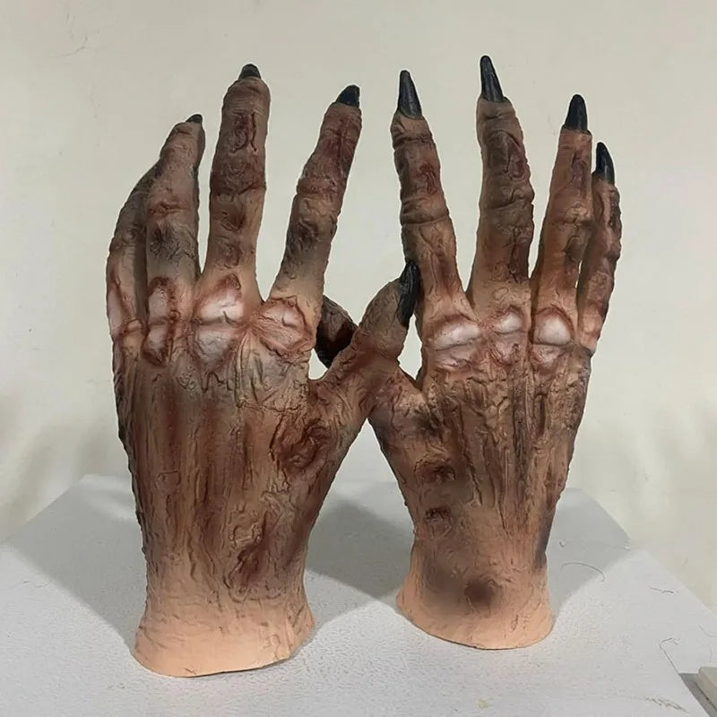 Lifelike Mummy Body Latex Glove Halloween Easter Realistic Costume