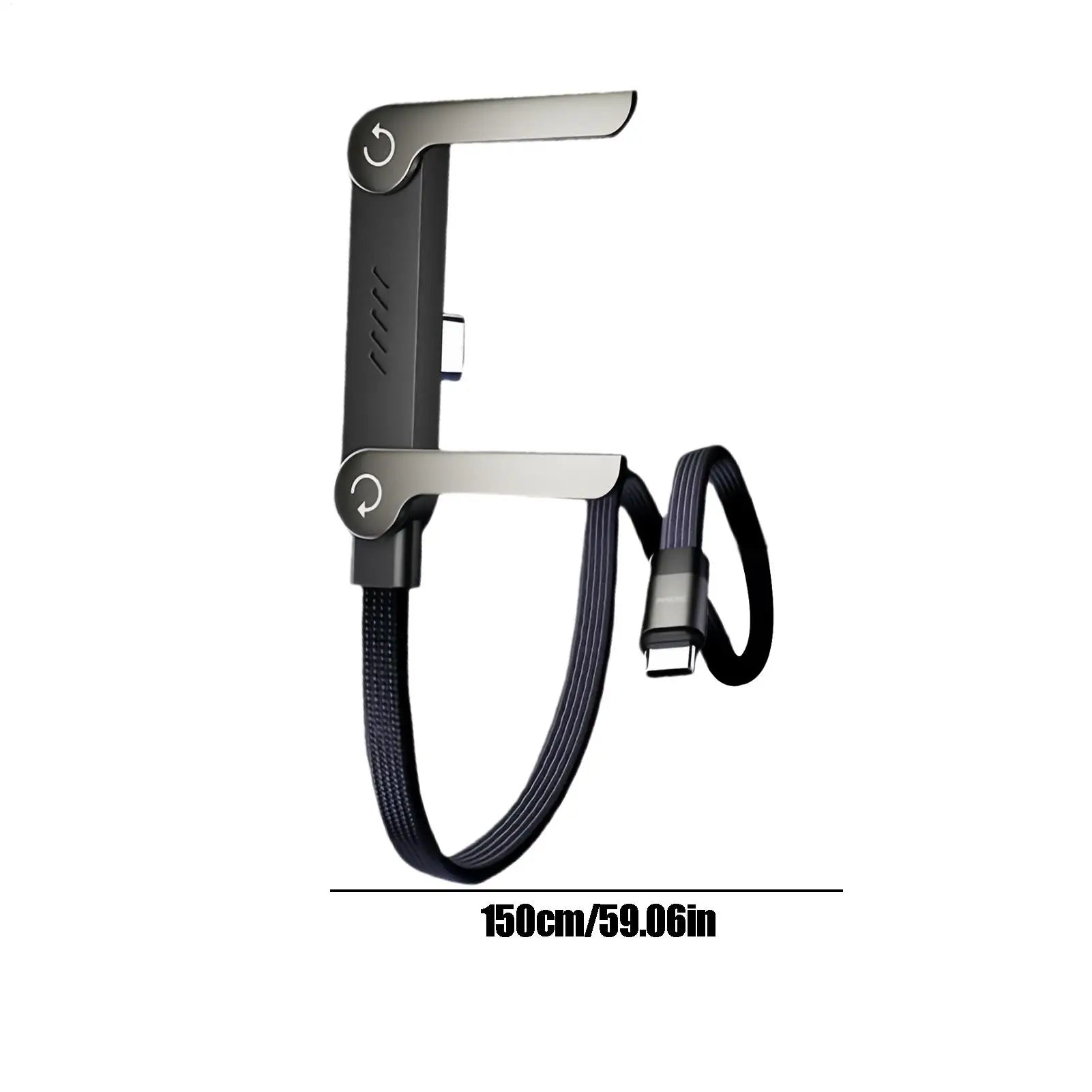 C Cable 240w Data Adapter Wire Adjustable Stand Charger Fast Charging