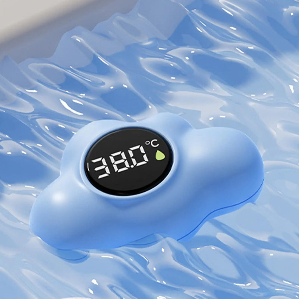 Baby Bath Thermometer Floating Water Cloud Shape Digital Temperature