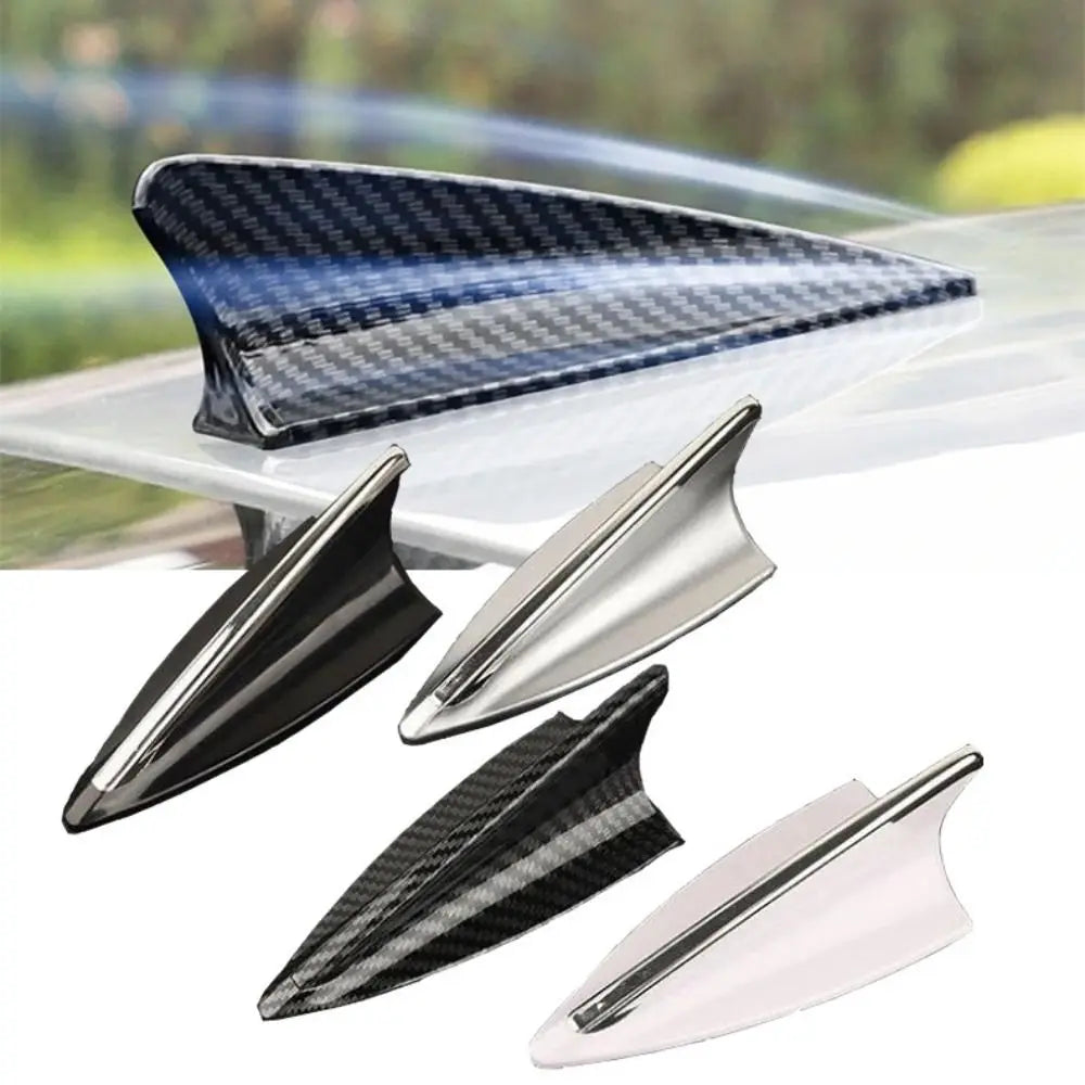 Adapter FM Signal Amplifier Roof Mount Aerial Antenna Cover Shark Fin Zpaxo