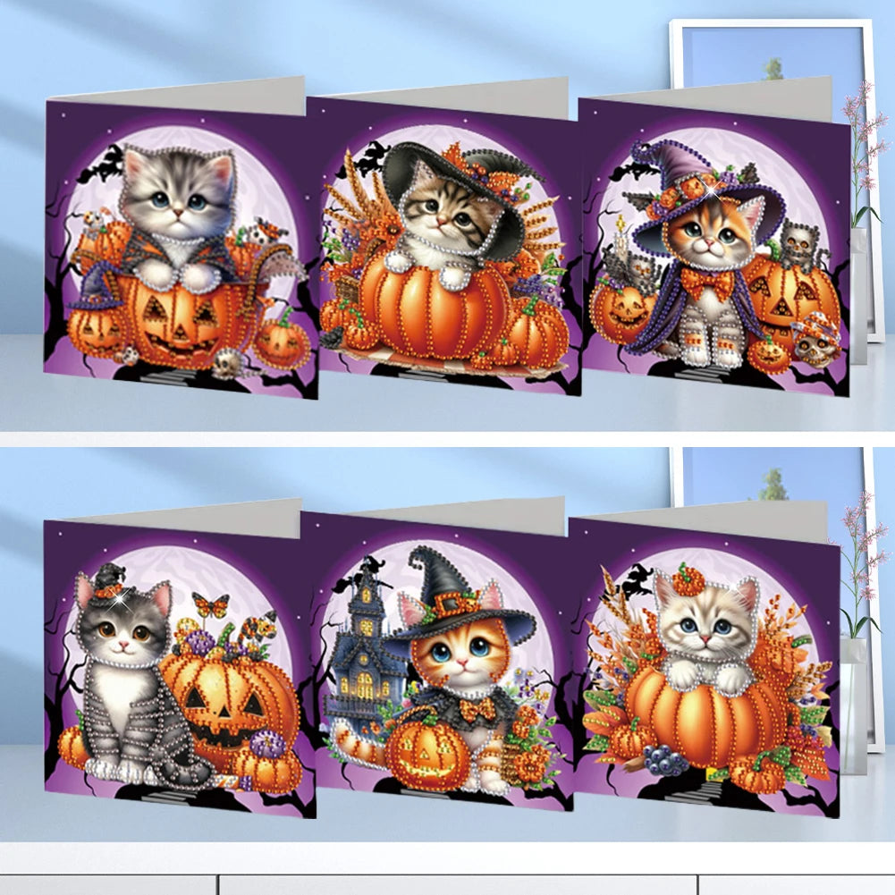 Halloween Cards Diamond Painting Greeting Card DIY Embroidery