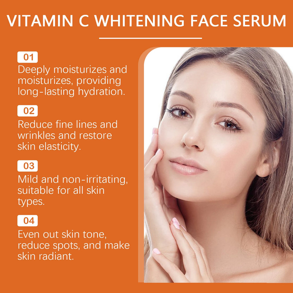 Vitamin C Serum – Dark Spot Remover & Brightening Facial Essence Brightening Face Serum Zpaxo