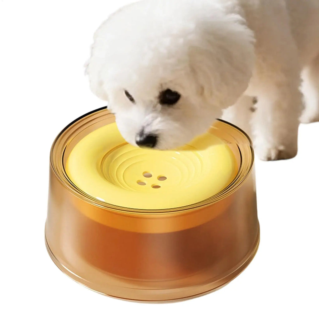 Spill Proof Water Bowl for Dogs Slow Drinking Bowl for Messy Drinkers 1200ml Large Capacity Pet Puppy Kitten Drinking Dispenser Zpaxo