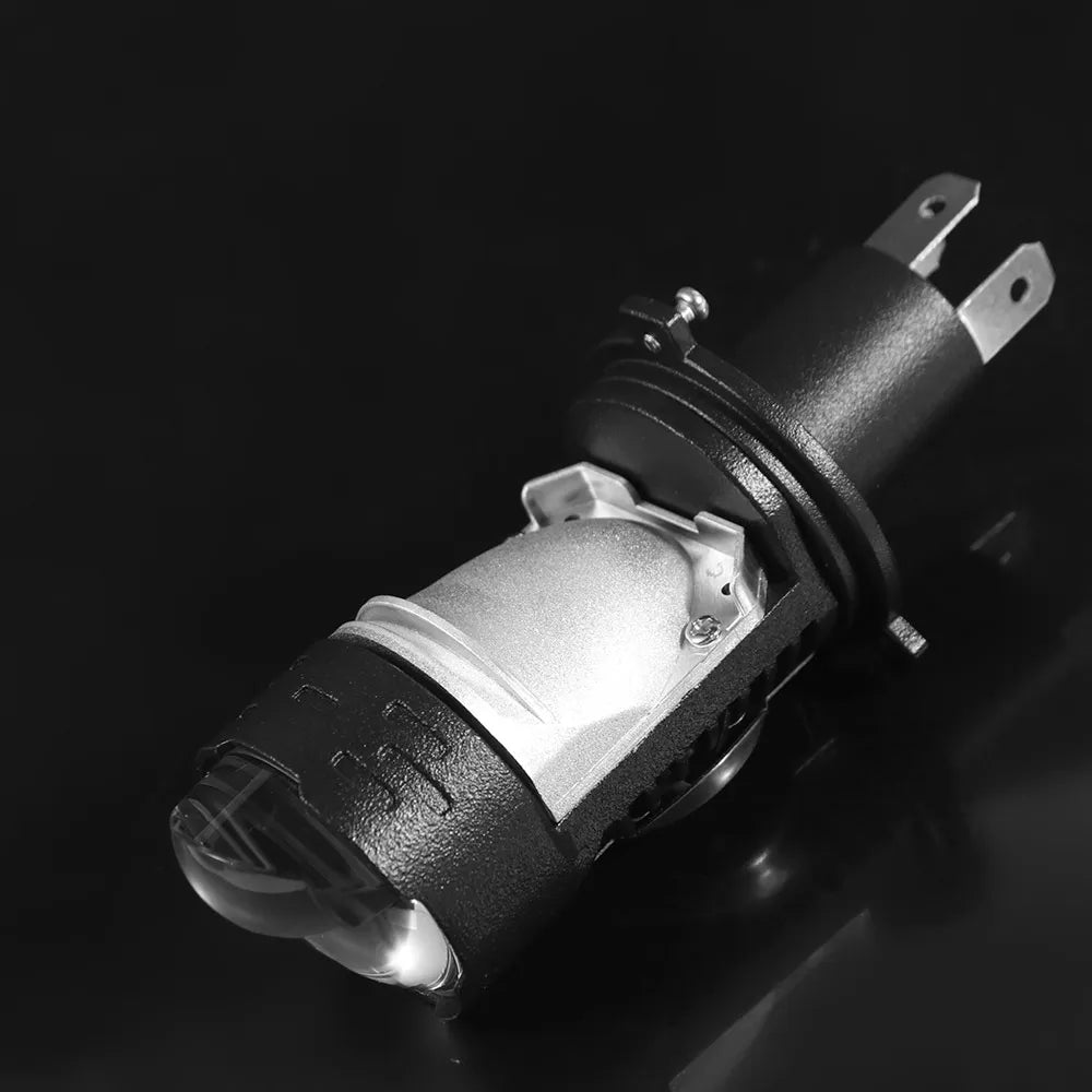 High Power H4 LED Projector Len Super Bright High Low Light H4 LED Headlight Bulbs Waterproof Direct Insertion Zpaxo