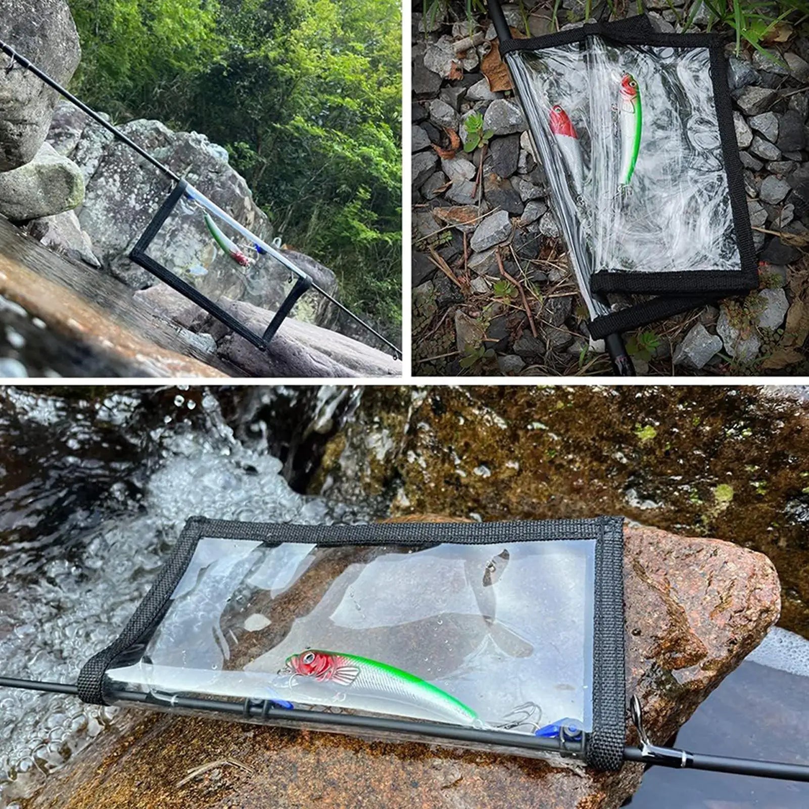 Fishing Lure Covers Clear Bait Wraps Protective Sleeves Tackle