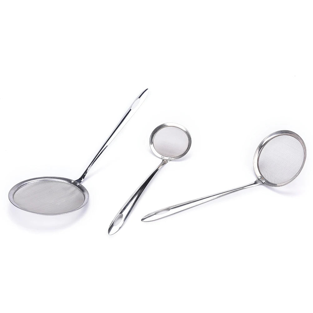 25 28 Stainless Steel Wire Fine Mesh Oil Strainer Flour Colander