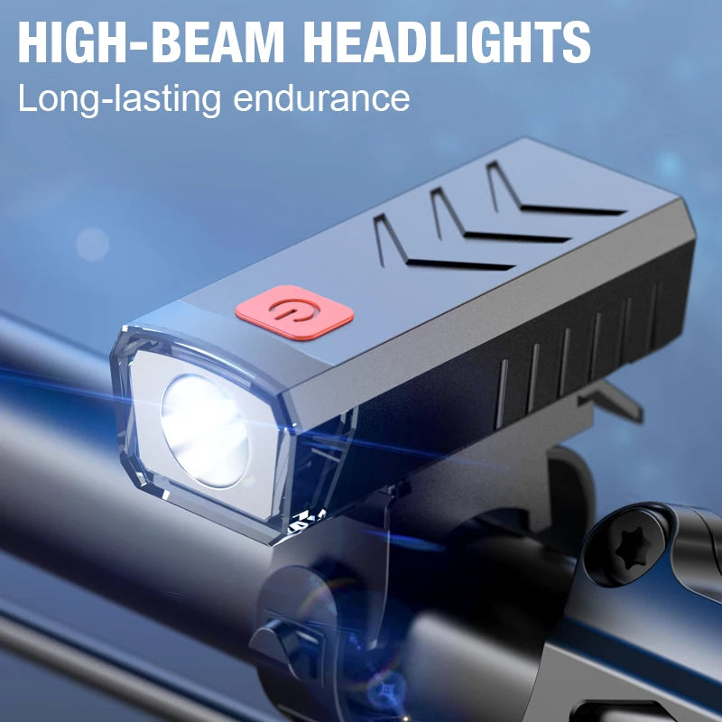 Bicycle Headlights Bright Flashlight Night Riding Light Mountain Road