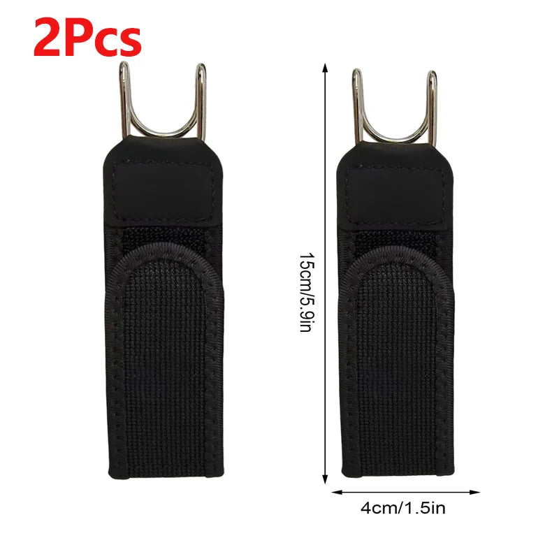 Elastic No-Buckle Belt – Unisex Stretch Belt for Pants & Jeans Elastic Stretch Belt Zpaxo Black 2Pcs