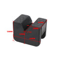 Slotted Jack Pad Car Lift Stand Frame Rail Adapter Rubber Repair Tools Zpaxo black