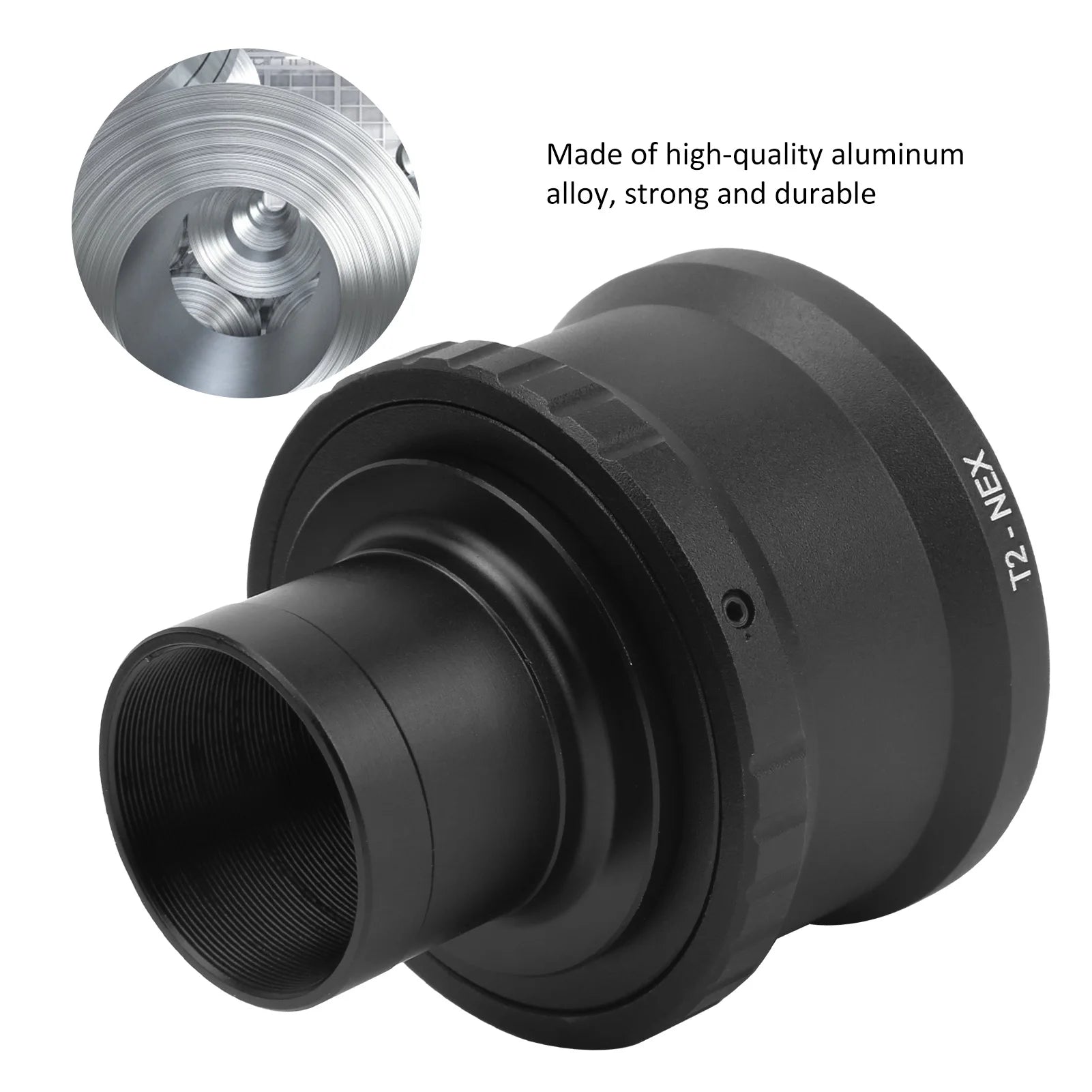 Astronomical Telescope T Mount Tube Adapter E Mirrorless Camera Metal