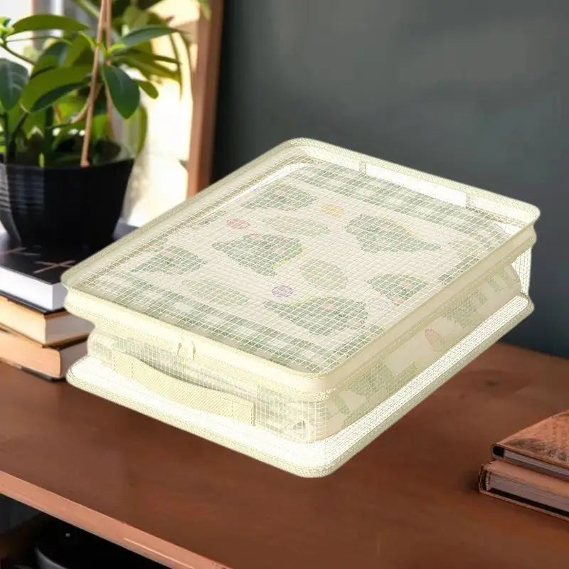 Pillow Bedding Storage Bags Made Waterproof PVC Clear Packing Box Zpaxo