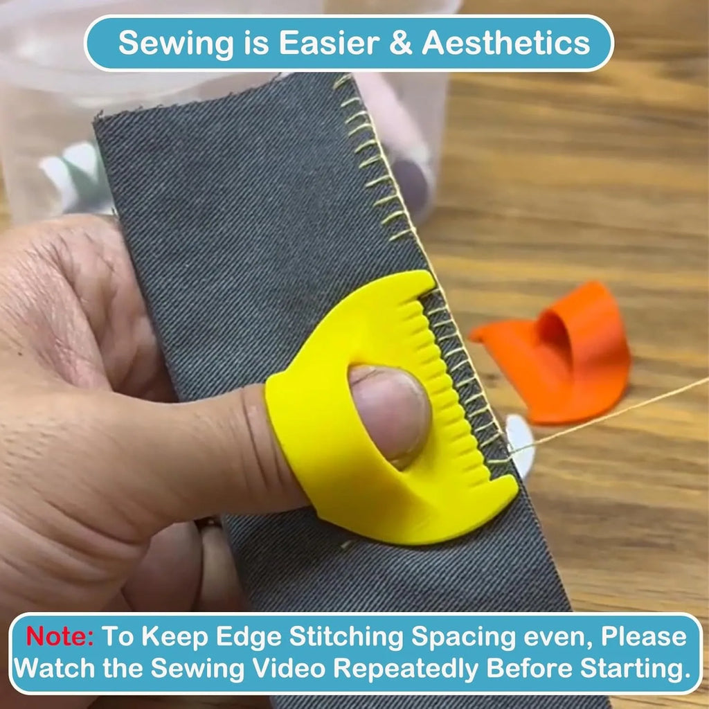 Edge Stitch Lock Sewing Gauge Hand Seam Guide Templates Lockranding