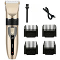 Dog Hair Clippers Electrical Pet Clipper Grooming Trimmer Cat Rabbit Zpaxo Gold B
