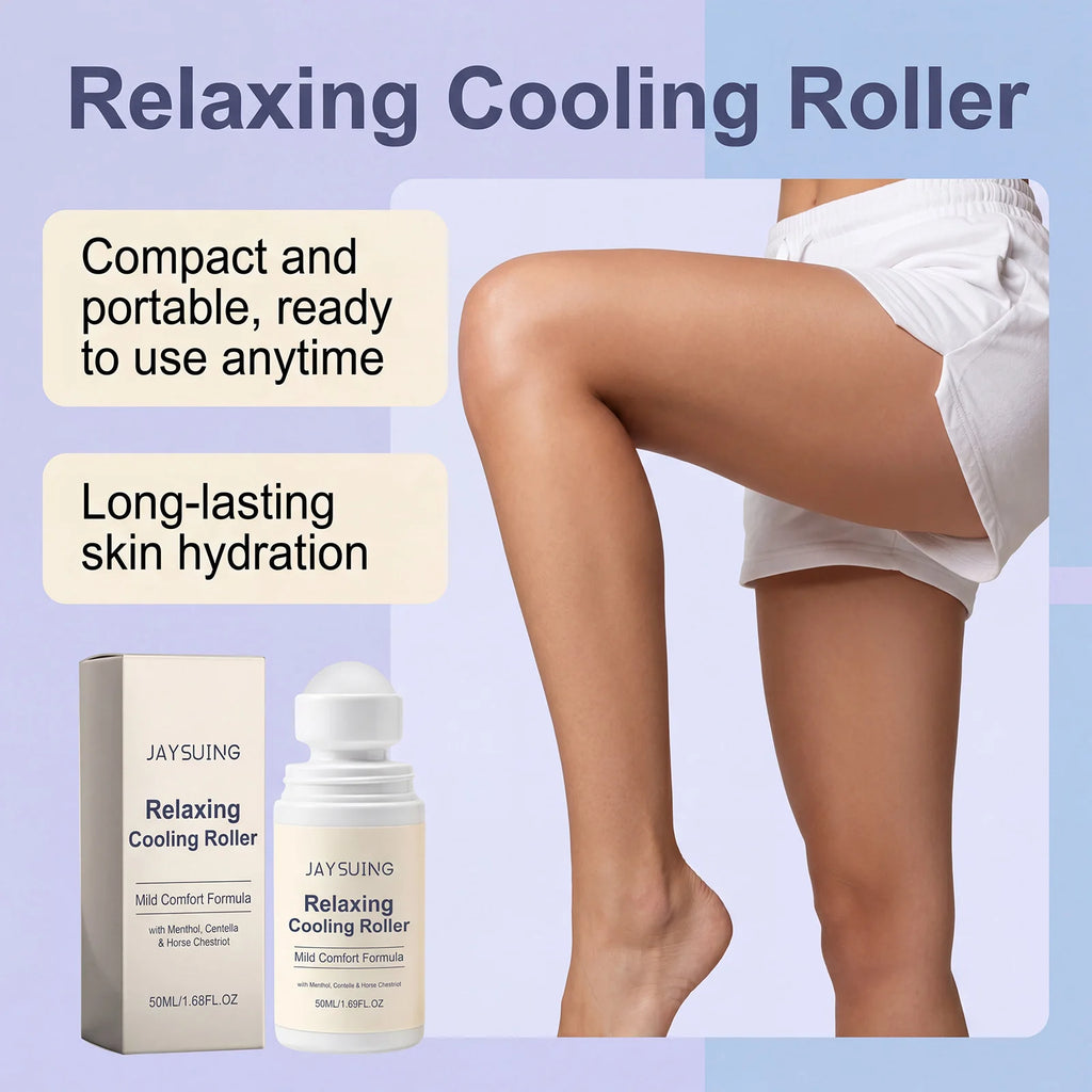 Centella Asiatica Cooling Roll-On Serum | Calm & Depuff Skin Cooling Skin Serum Roller Zpaxo
