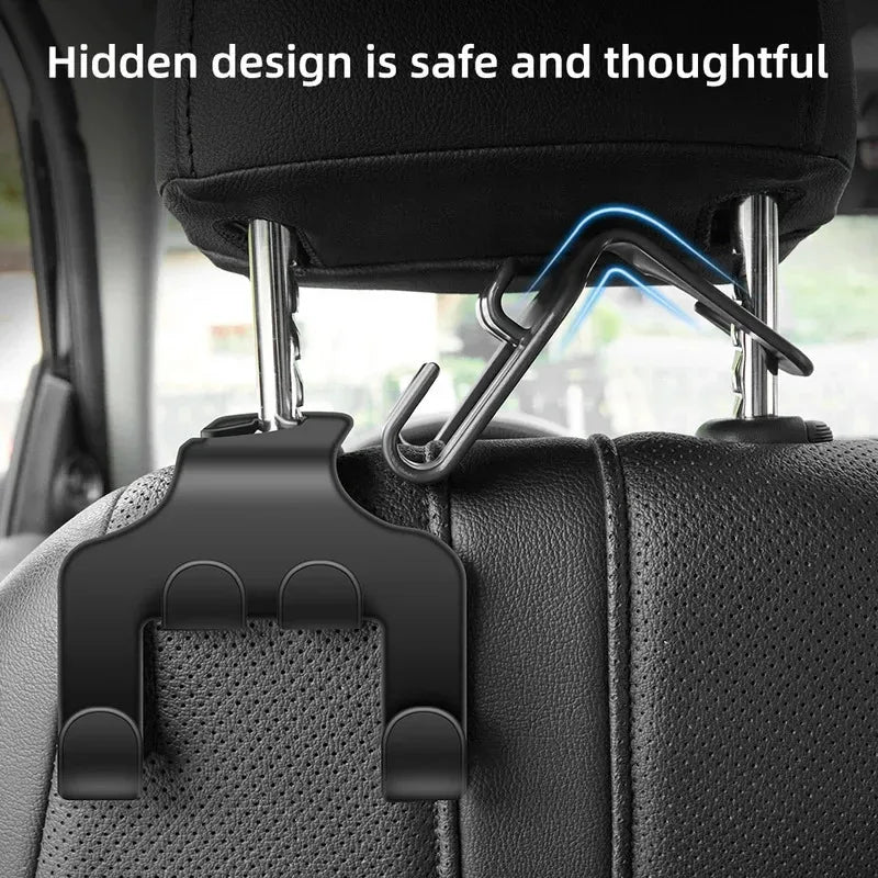 Car Seat Headrest Hook Hanger – Universal Bag & Purse Organizer
