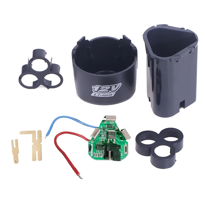 3S 12V DC BMS 18650 Lithium Box Circuit Shell Case Bracket Hand Drill