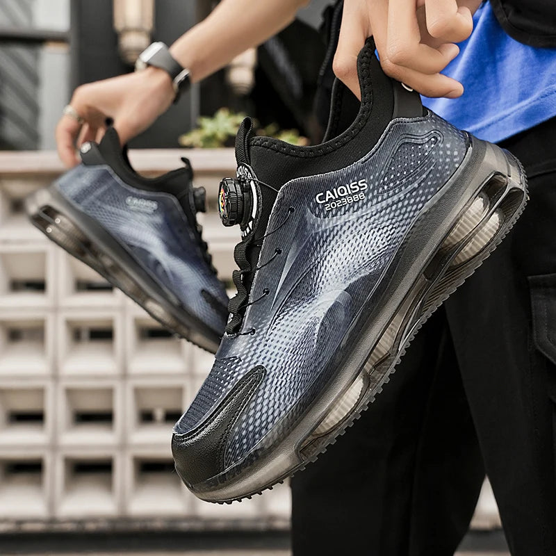 Men's Casual Sneakers Luxury Trainer Shoes Breathable Race Running