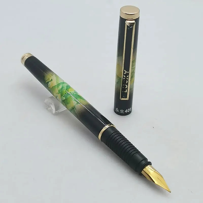 New Old Vintage Hero Yong Sheng 401 Fountain Pen Fine Nib Students Writing Stationery Collection Using the 1990 S Zpaxo