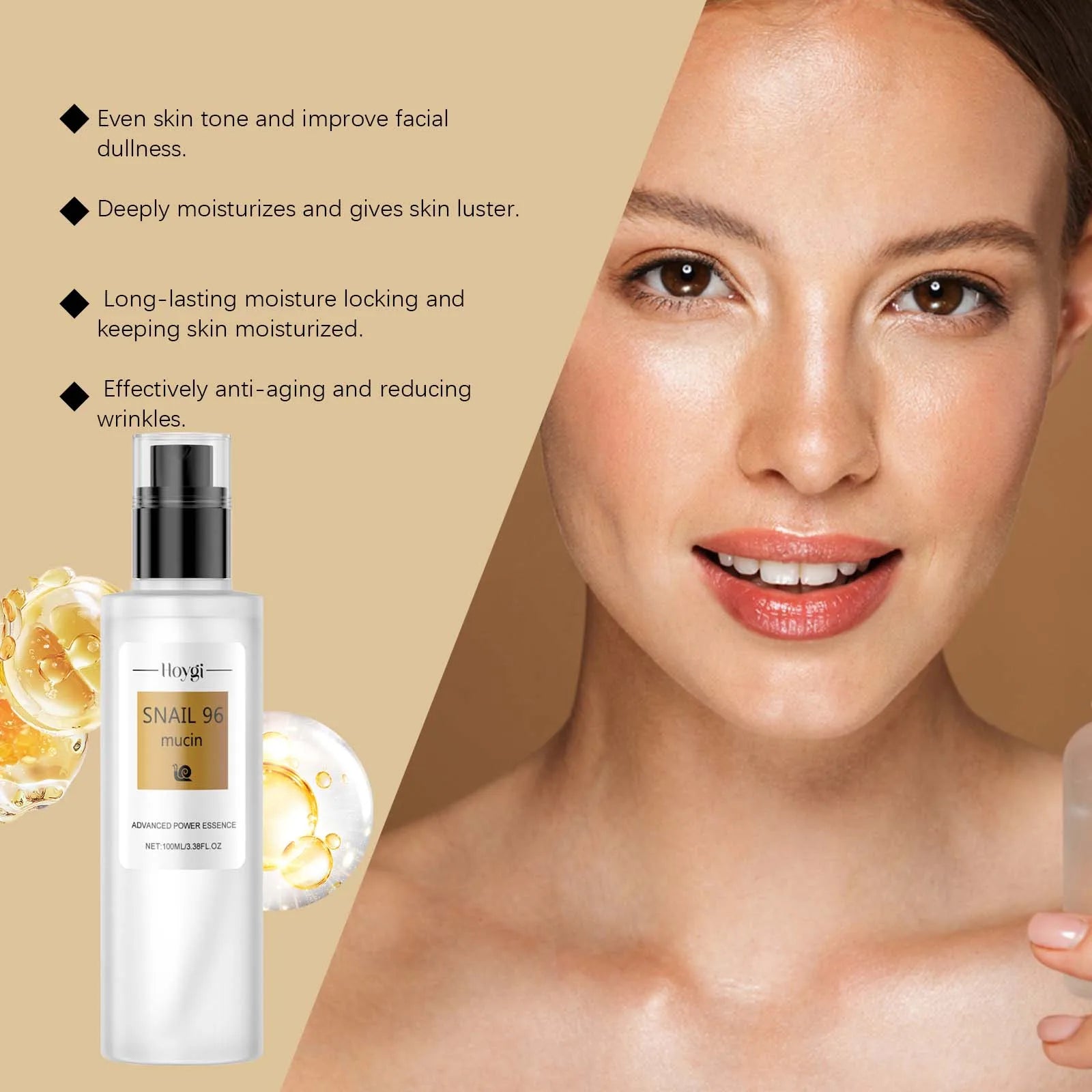 Precious Snail 96 Mucin Power Essence Smoothing Wrinkle Repairing Lift Firm Fade Fine Lines Brightening Skin Care Moisturizing Zpaxo