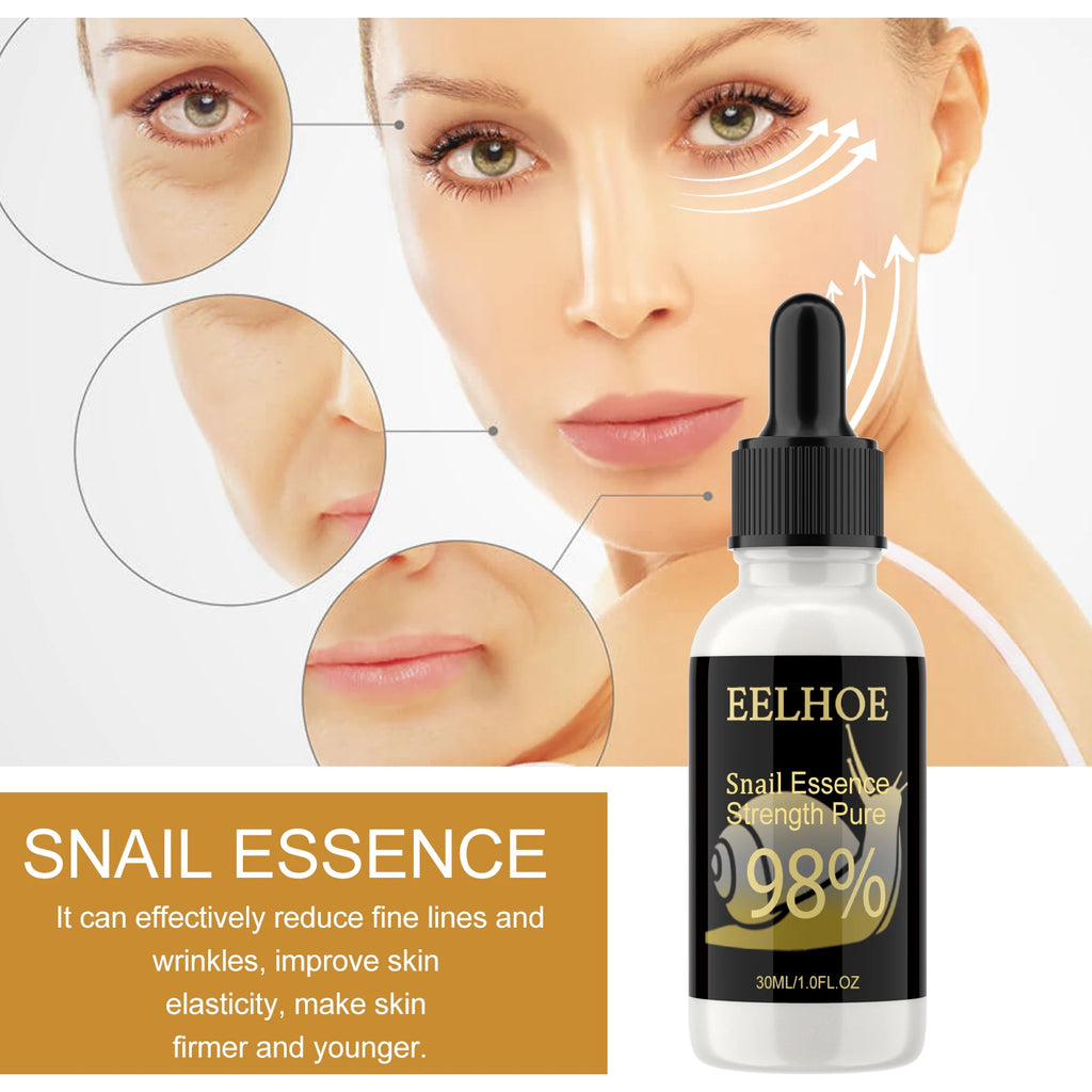 Snail Essence Fade Fine Lines Repair Skin Barrier Moisturizing Refines Pores Nourishes Rejuvenates Anti Wrinkle Facial Essence Zpaxo