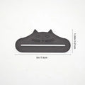 Cat Snack Extruder Cute Head Squeezer Mess-free Supports Dispenser Zpaxo S Black