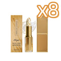 Gold Foil Color Changing Lipstick – Long-Wear Glossy Lip Balm Color Changing Lipstick Zpaxo 3.5g Boxed x 8