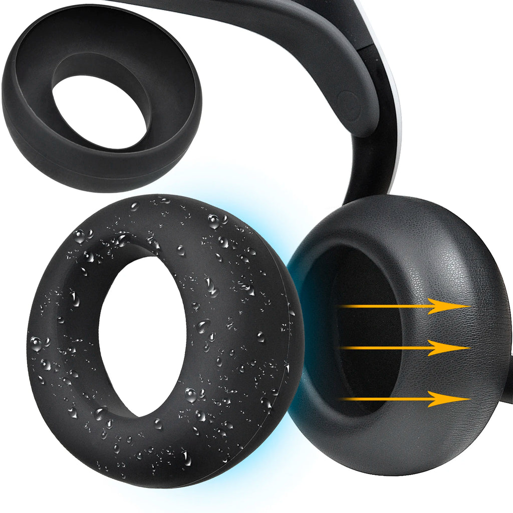 1 Pair Silicone Ear Pads Cover Sony Playstation 5 Pulse Elite