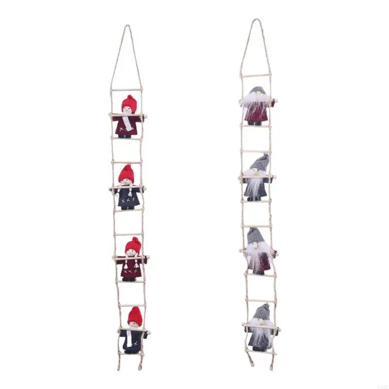 Christmas Elf Climbing Rope Decorations Festival Staircase Hanging