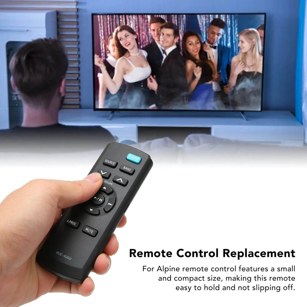 RUE 4202 for Alpine Remote Control ABS for CDE 124SXM CDE 175BT UTE 73BT CDE 143BT CDE 190R IVA D300R CDE 164BT CDE 172BT Zpaxo