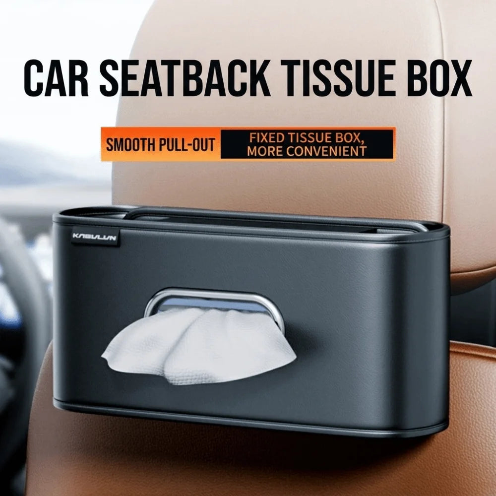 Easy Install Car Tissue Box Waterproof Portable Holder Durable Zpaxo