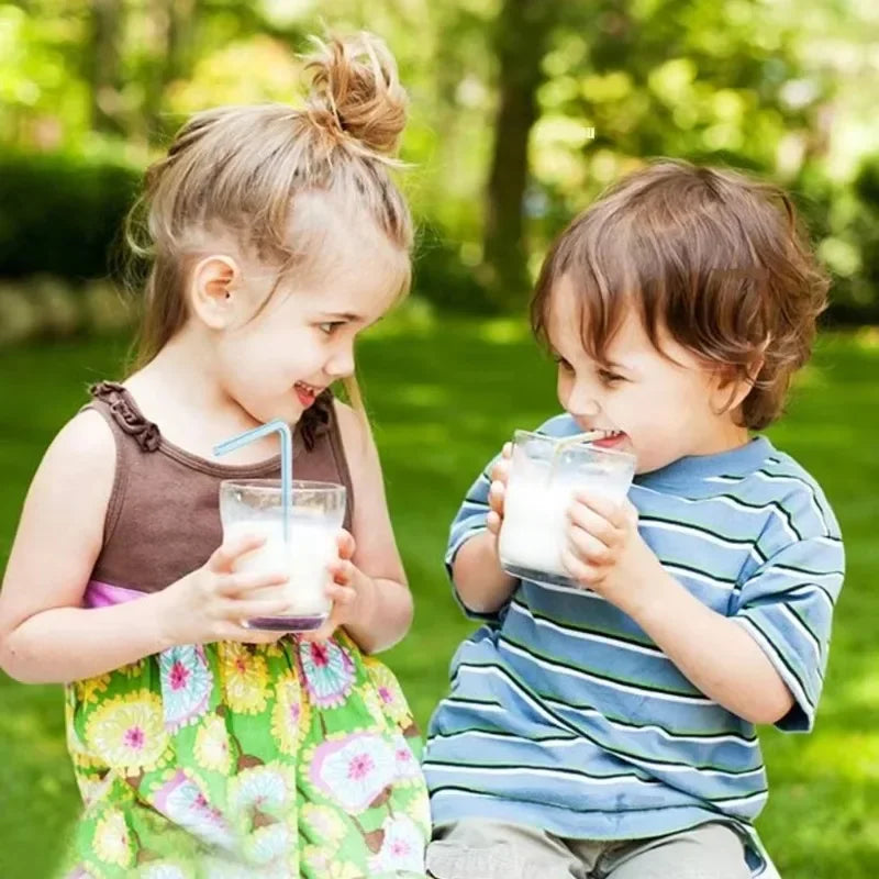 Colorful Bendable Straw Drinking Straw for Milk Tea Bar Party Drinking Wedding Kitchen Beverage Straws Plastic Drinking Straws Zpaxo