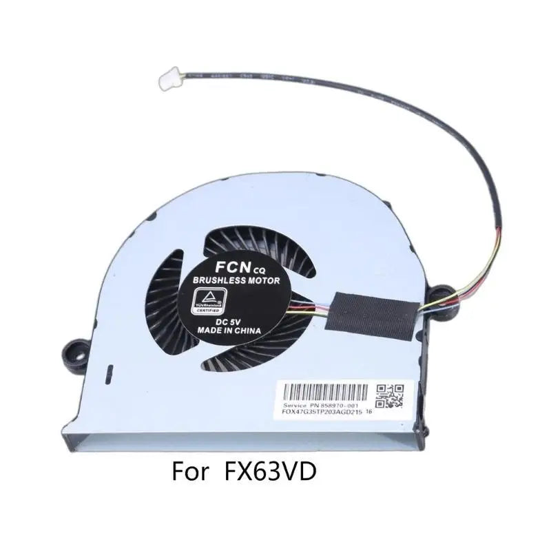 652F Laptops Coolers Heatsinks for FX63V FZ63VD FX63VD Notebook CPU Cooling Fan Zpaxo