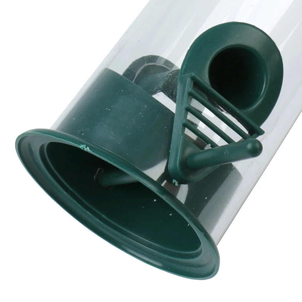 Bird Feeder Outdoor Decoration Wild Bird Seed Feeder Bird Feeding Tool Bird Tableware Hanging Garden Paddock Zpaxo