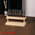 1PC Walnut Wood Multifunction Desk Organizer - Pen Holder, Phone Stand & Storage Solution For Office And School Zpaxo C