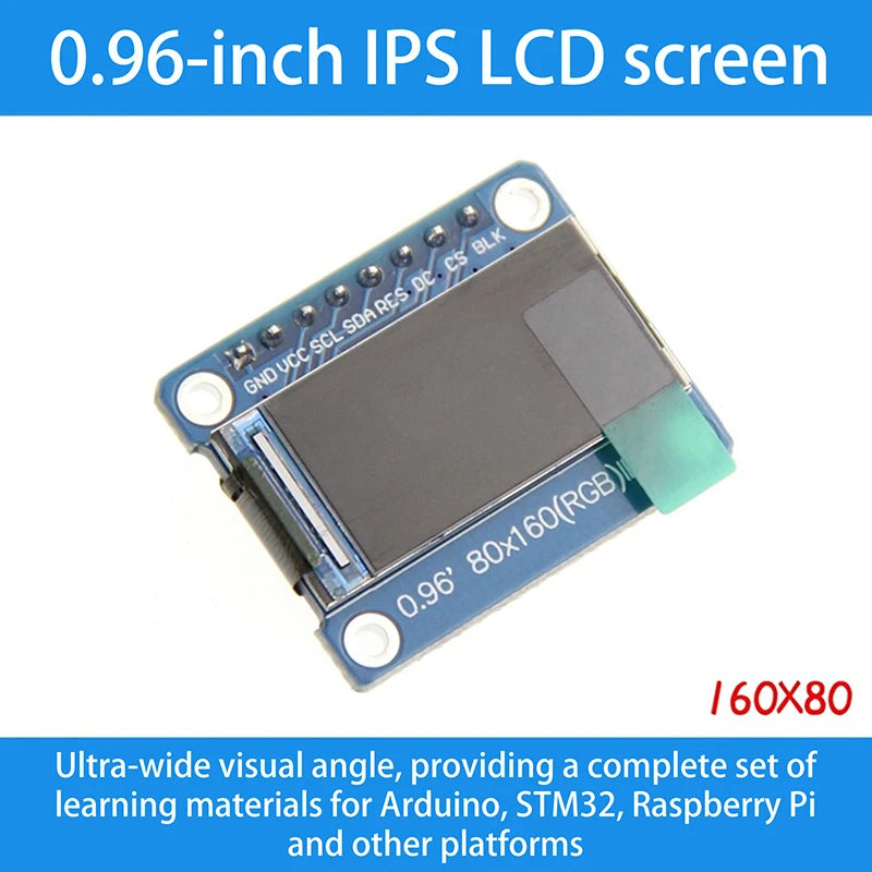 IPS Display OLED Module 80 160 65K Colorful RGB TFT LCD Board ST7735