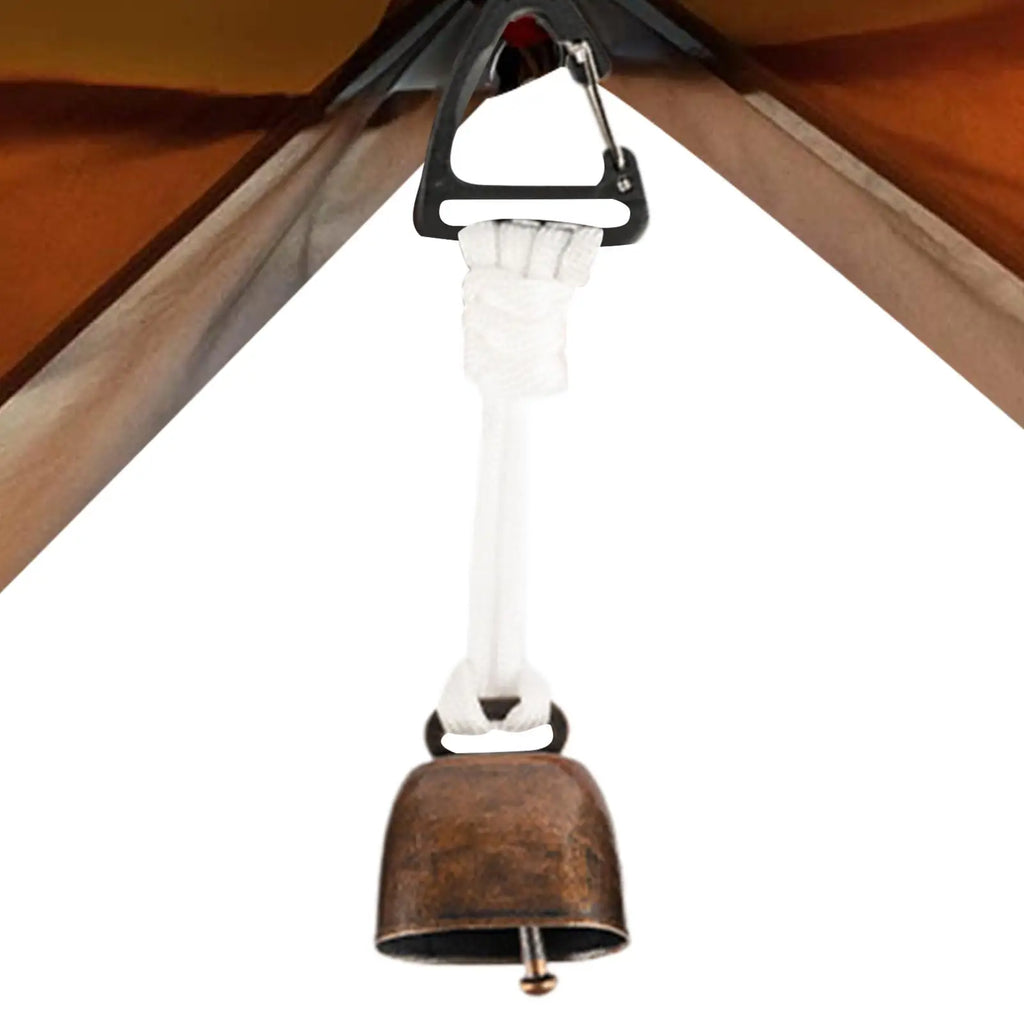 Bear Bell Loud Protection Bell Biking Cowbell with Lanyard and Carabiner for Hiking Camping Backpacking Outdoor Women Men Zpaxo