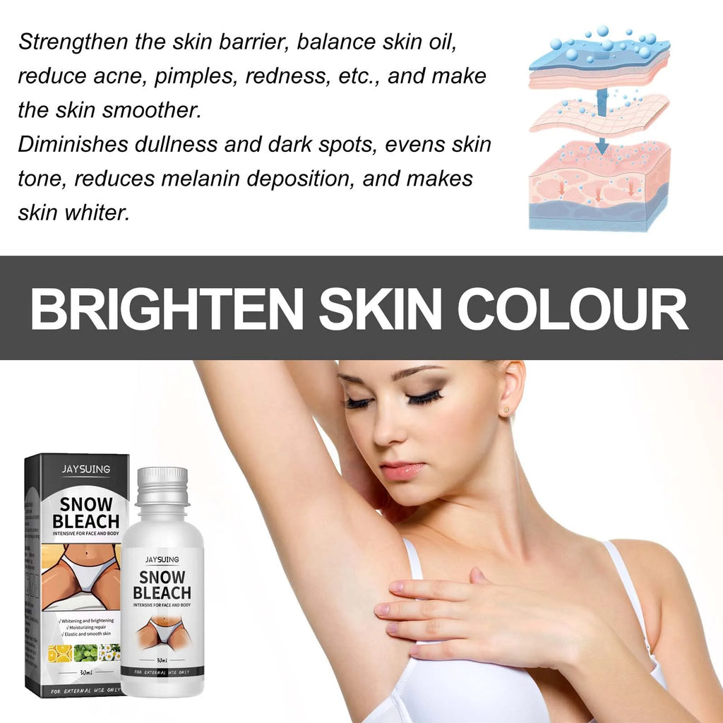 Body Brightening Bleach Cream – Dark Spot Remover Niacinamide Skin Brightening Cream Zpaxo