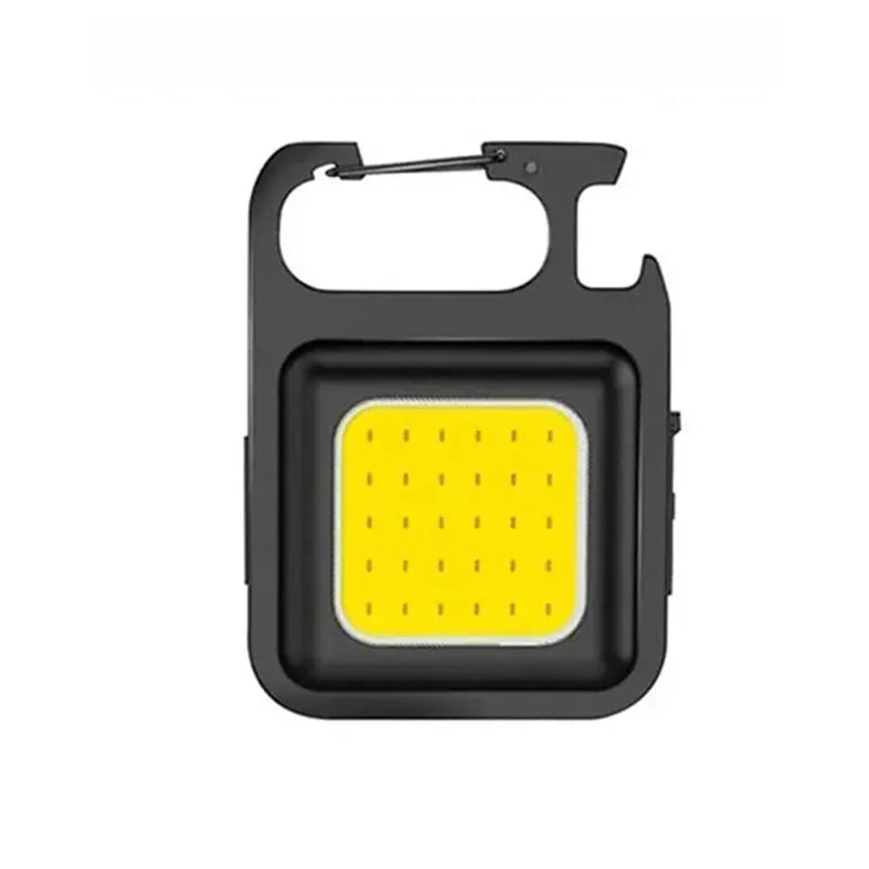Mini COB LED Keychain Flashlight – 4 Modes, Magnetic, USB Rechargeable LED Keychain Flashlight Zpaxo