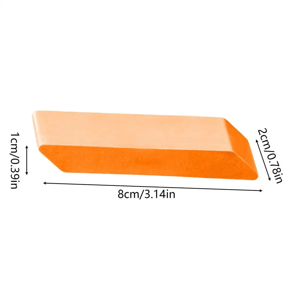 Rust Eraser Rubber Scrubber – Kitchen & Bathroom Rust Remover Rust Remover Scrubber Zpaxo Orange 1PC