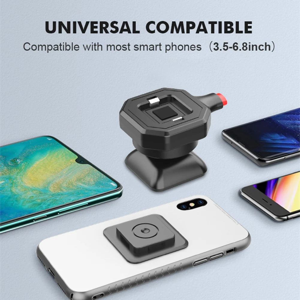 Car Phone Holder Quick Install Adhesive Dashboard Mount Clip GPS