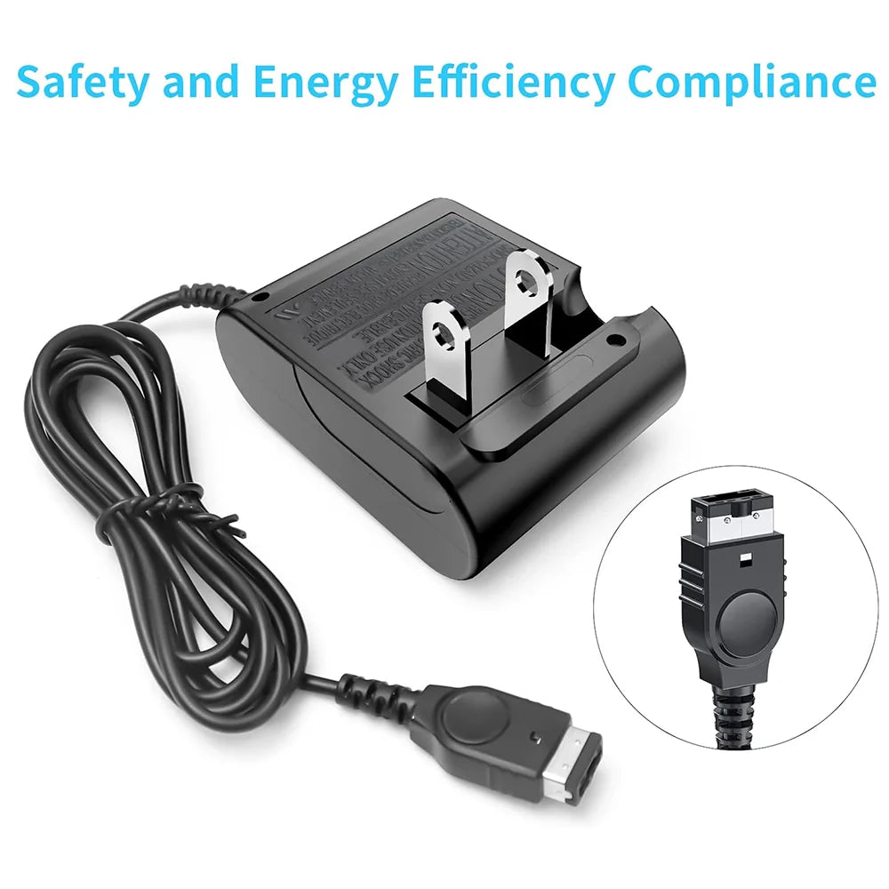 5.2V Home Wall Travel Charger AC Adapter for Nintendo DS NDS GBA SP Gameboy Advance SP - Power Supply Charging Cable EU/US Plug Zpaxo