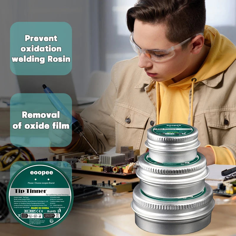 Soldering Iron Tip Cleaning Paste Head Repair Effective Removal