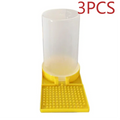 Plastic Bee Feeder – Honey Bee Water & Syrup Drinker Tool Bee Feeder Zpaxo 3PCS