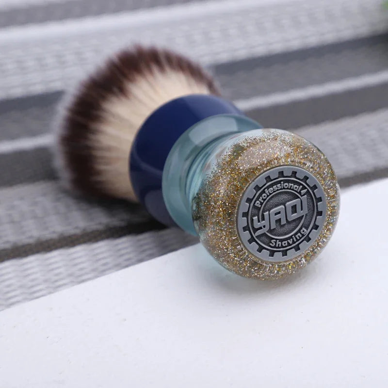Yaqi 24MM Atlantis Synthetic Hair Shaving Brush For Mens Portable Travel High Quality Face Cleaning Shaving Brush Tool Zpaxo