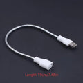 Flexible Metal USB Power Cable – LED Light & Fan Adapter USB Power Cable Zpaxo 5PCS